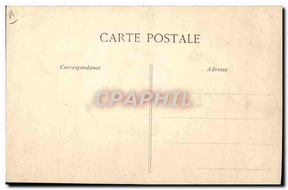 CPA Folklore Auvergne Une jeune auvergnate — Verso