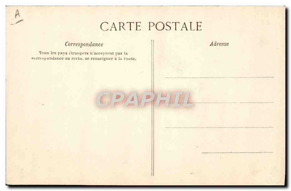 CPA Folklore Auvergne En route pour la fete  — Verso