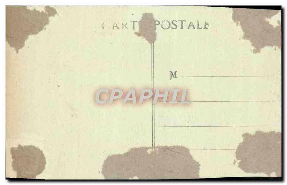 CPA Un Coup de Mistral a Marseille — Rückseite