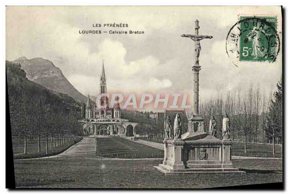 CPA Lourdes Caivaire Breton