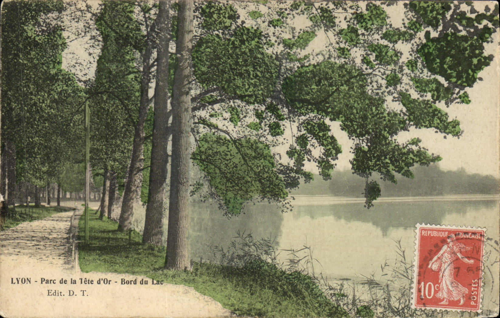 LYON - Parc de la Tête d'Or - Bord du Lac — Edit. D. T.