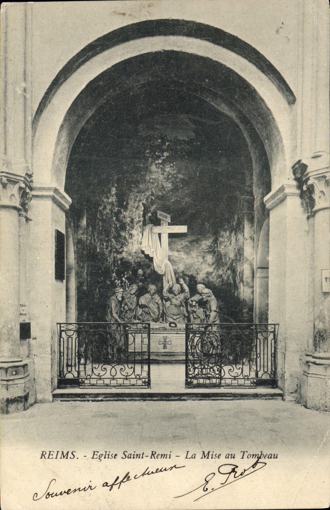 CPA Reims Eglise Saint Remi La Mise Au Tombeau