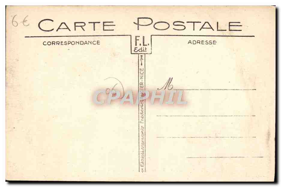 CPA Environs De Sospel Le Vieux Pont sur la Bevera — Rückseite