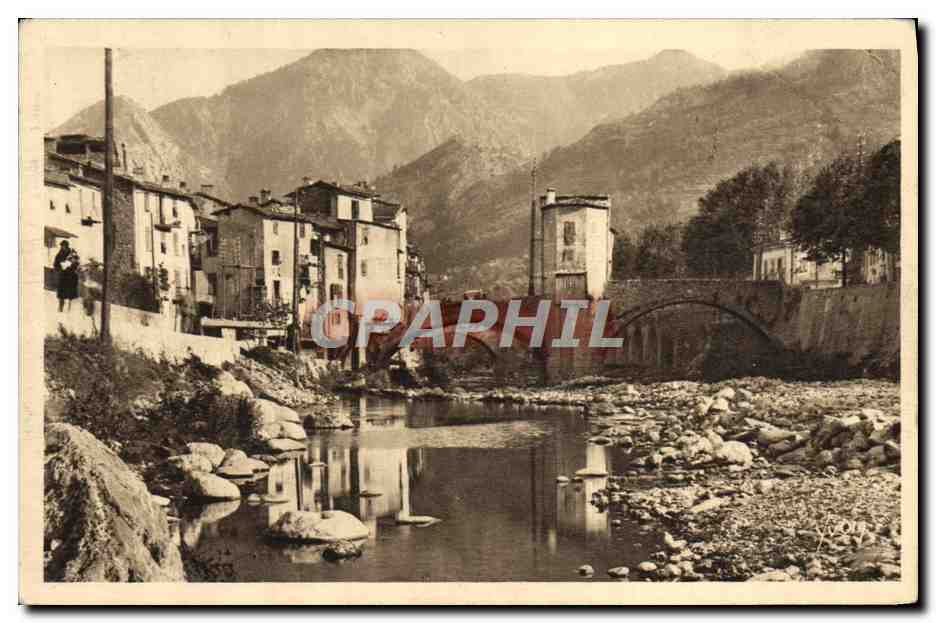 CPA Sospel Vieille Maisons au Bord de la Bevera