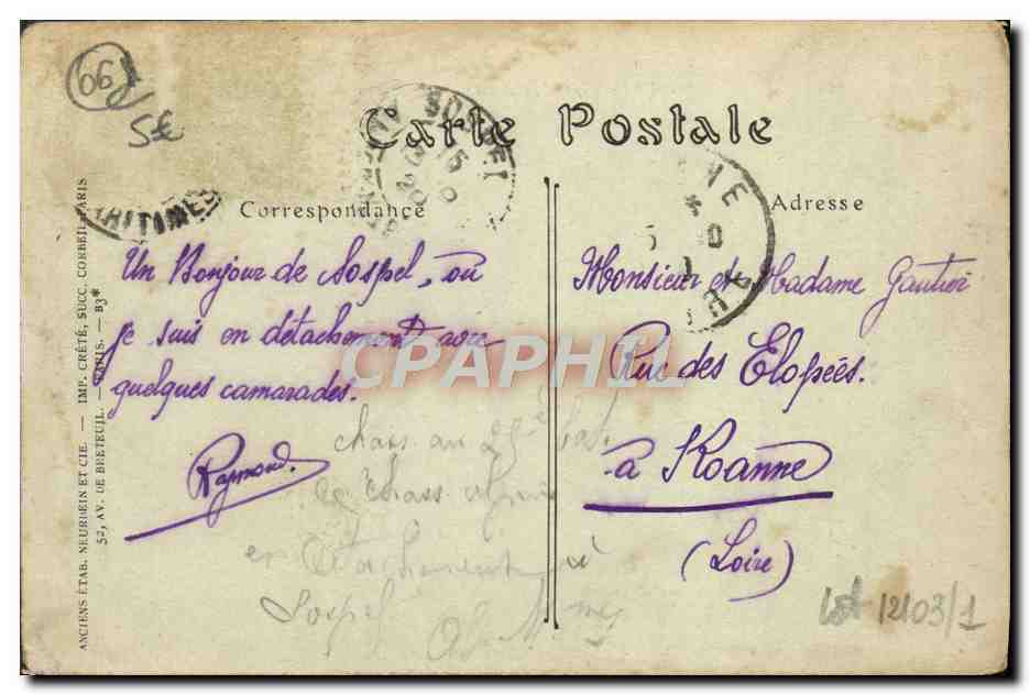 CPA Sospel Vue sur le Vieux Pont — Rückseite