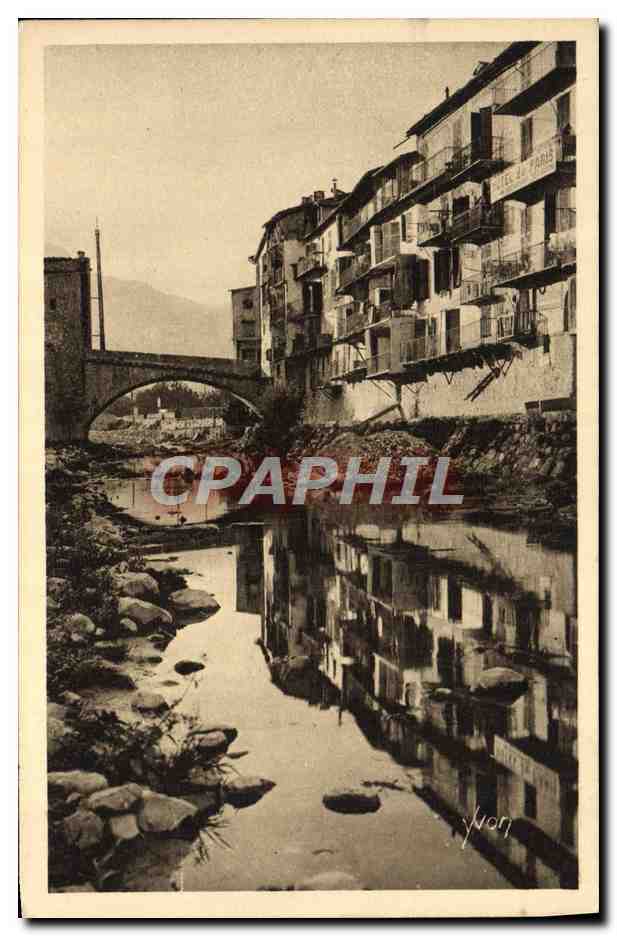 CPA Sospel Vieilles Maisons au Bord de la Bevera