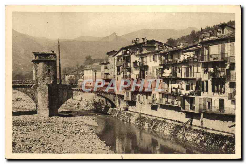 CPA Sospel Vieilles Maisons sur la Bevera