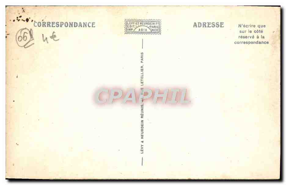 CPA Sospel Le Pont Vieux — Rückseite