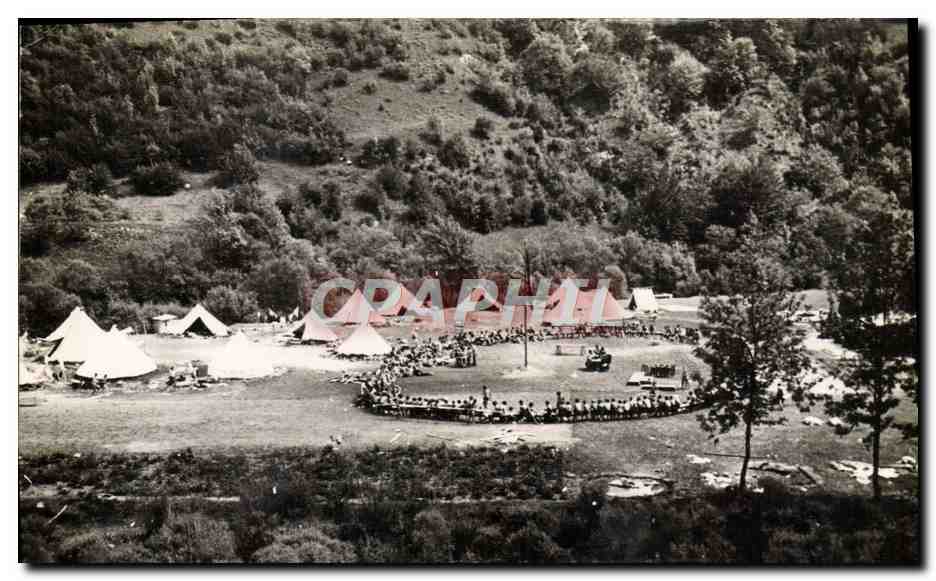 CARTE PHOTO Scout Scoutisme Jamboree TEntes 