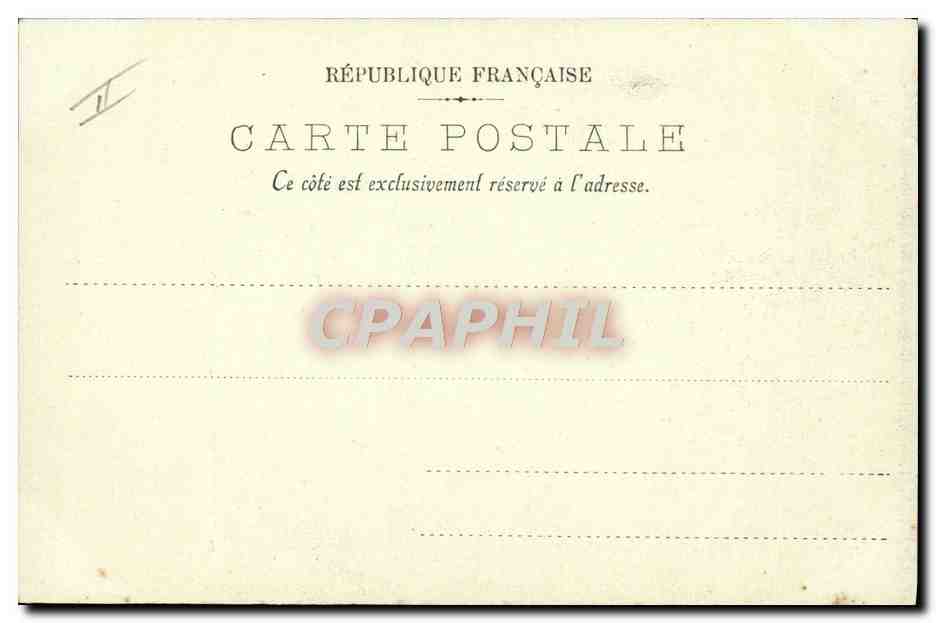 CPA Les fresques du Pantheon Saint Louis prisonnier en Palestine Templier  — Rückseite