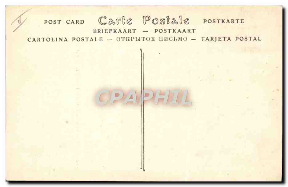 CPA Saint Louis Roi de France Croisade — Rückseite