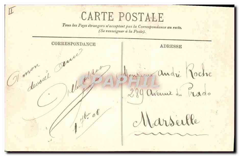 CPA Bordeaux Faculte de Medecine et de Pharmacie  — Rückseite