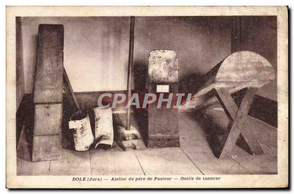CPA Dole Atelier du pere de Pasteur Outils de tanneur 
