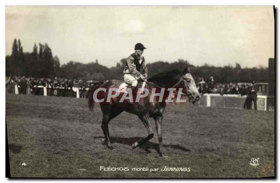 Fléchois monté par Jennings — course hippique — éditeur John Paris, n°4