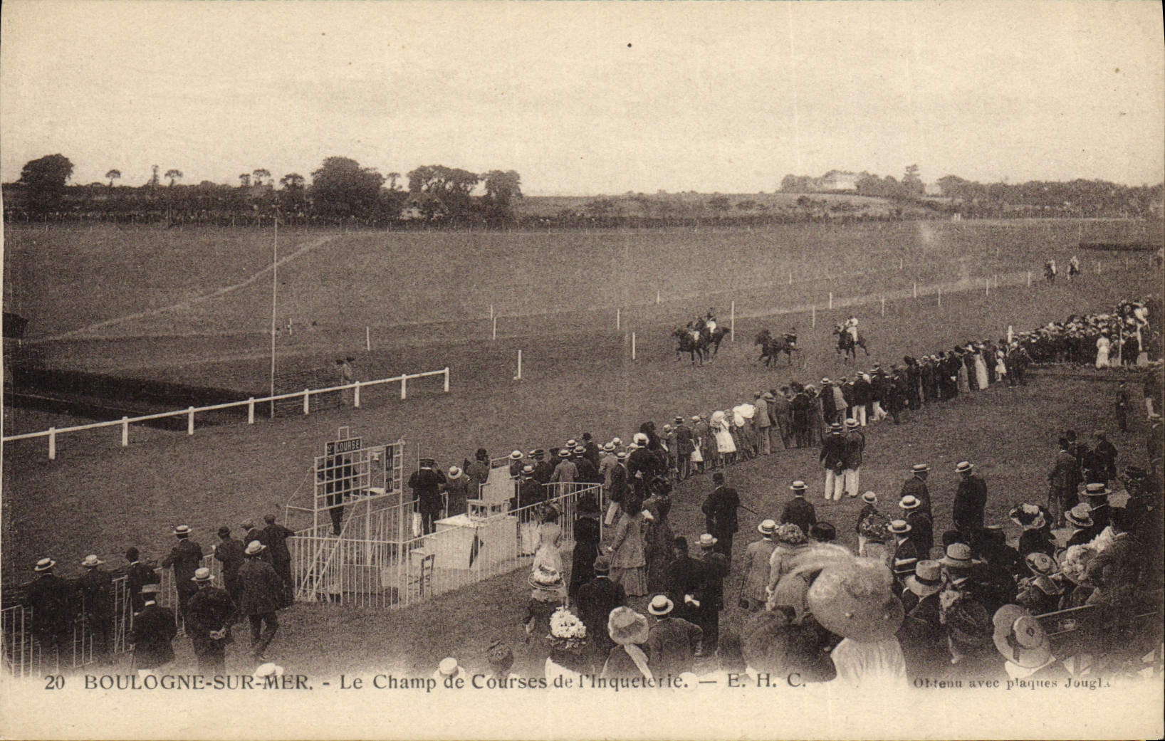 Boulogne-sur-Mer — Le Champ de Courses de l'Inqueterie — E. H. C.