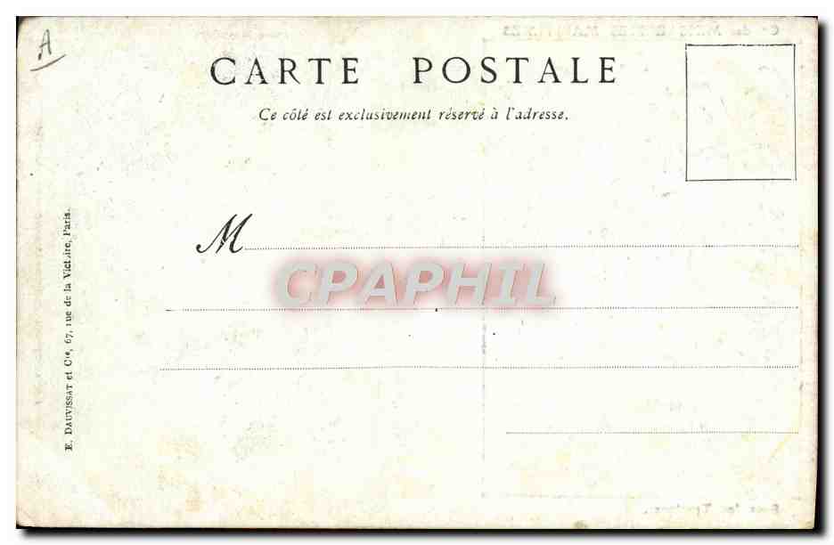 Sous les Tropiques — Cie des Messageries Maritimes — Verso