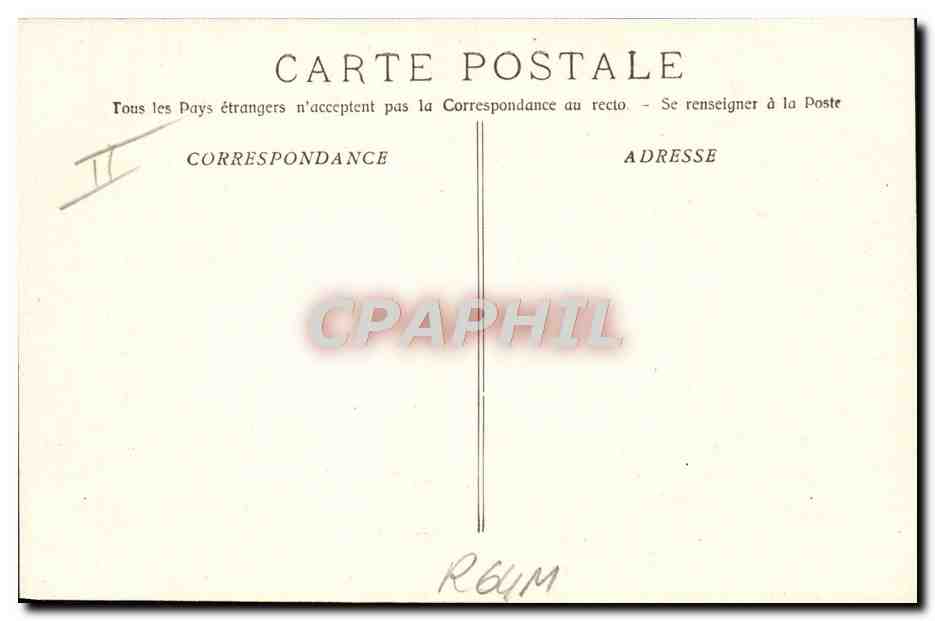 CPA Bateau Marseille Voilier par coup de mistral — Rückseite