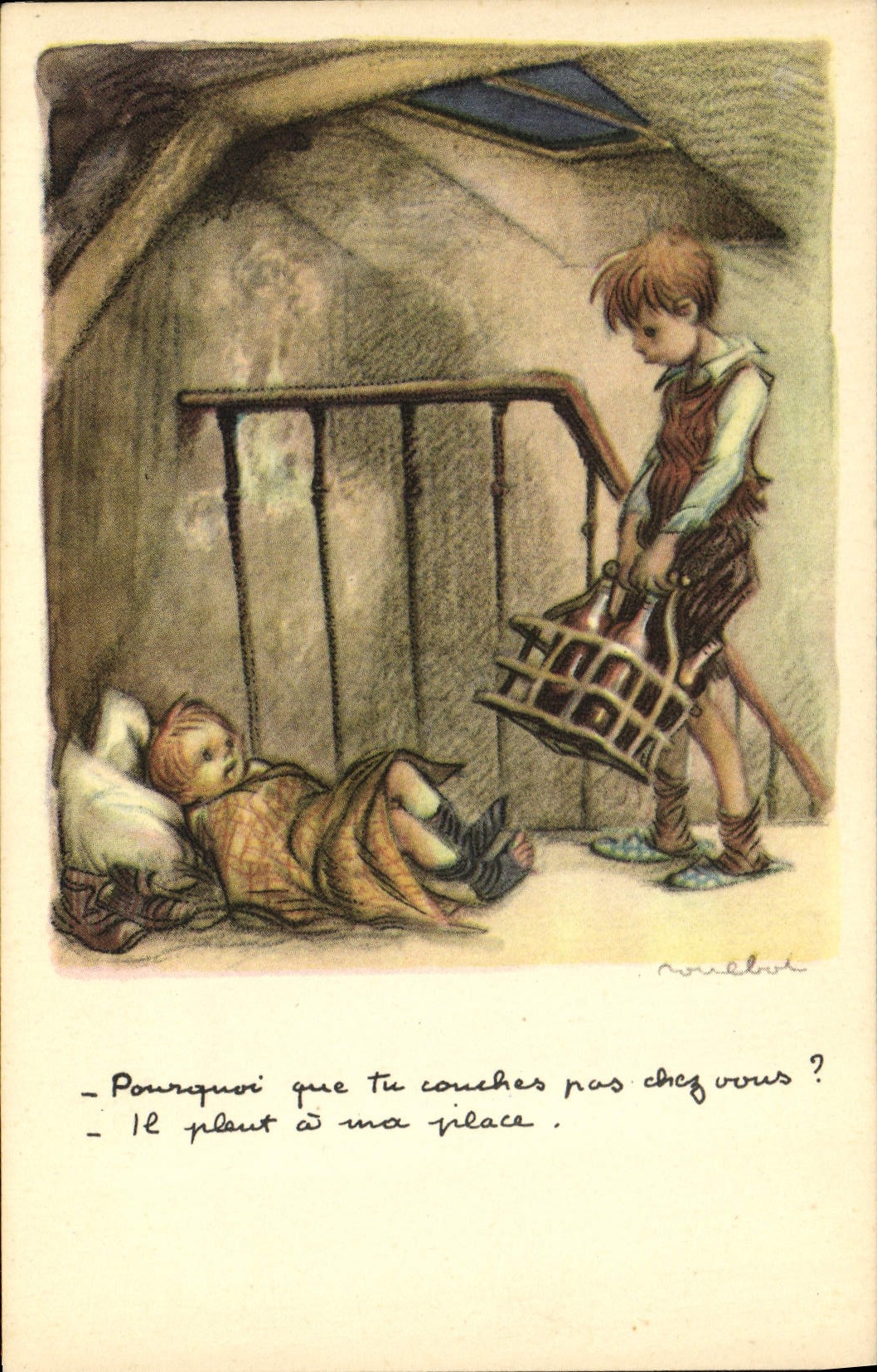 CPA Illustrateur Poulbot 