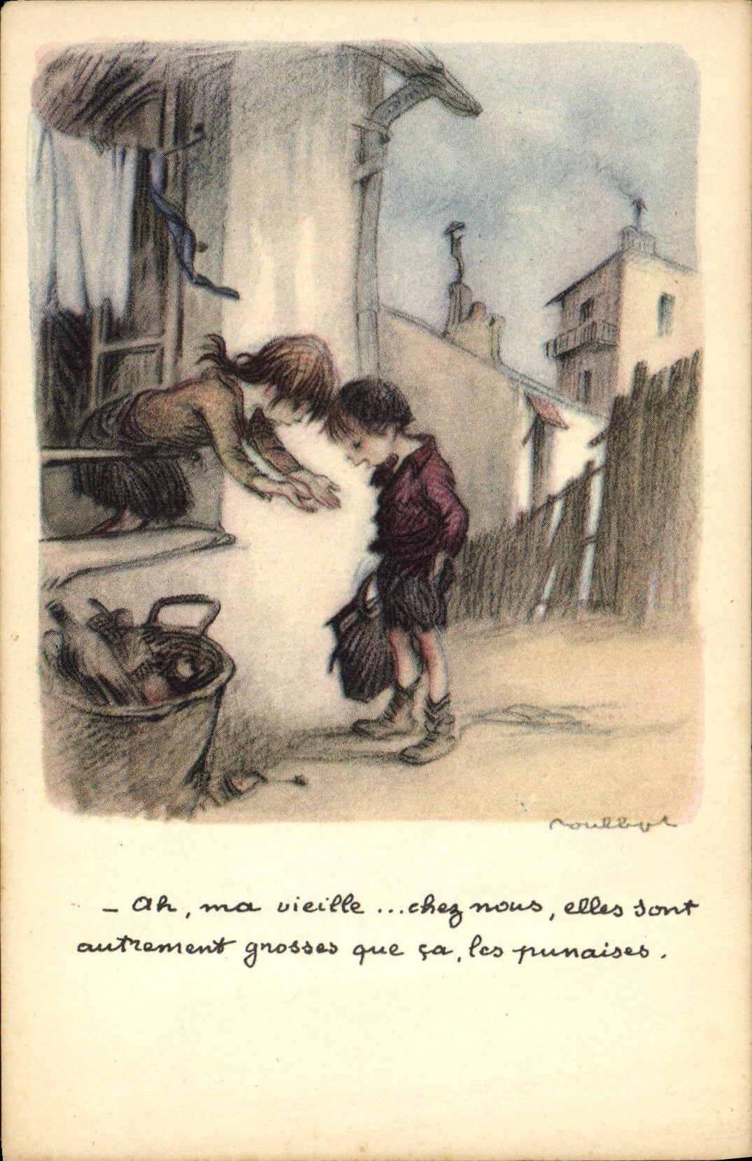CPA Illustrateur Poulbot 