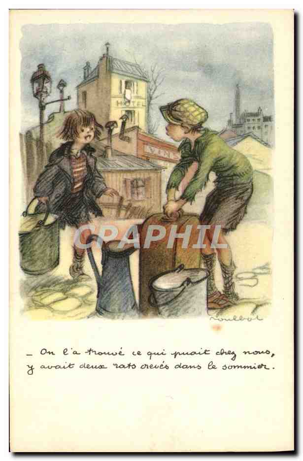CPA Illustrateur Poulbot 