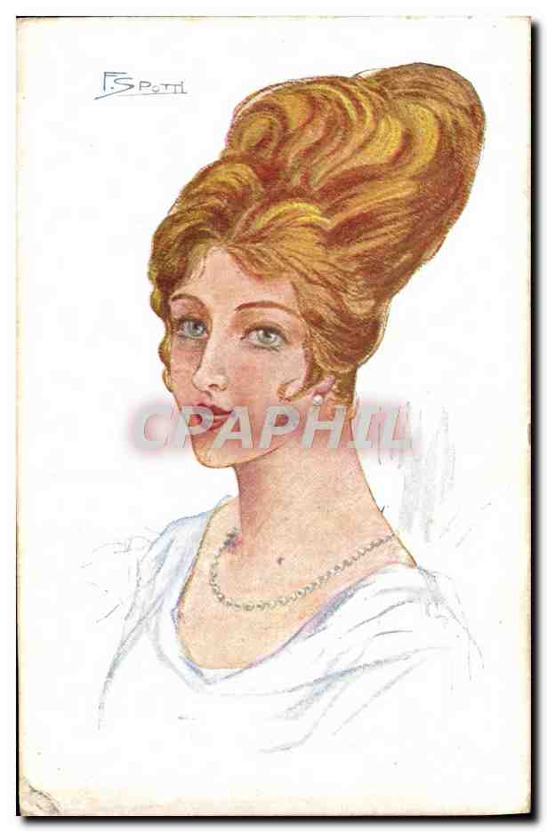 CPA Fantaisie Illustrateur Femme