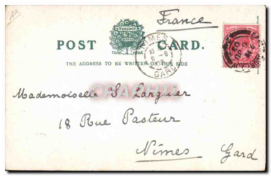 The Policeman — Familiar Figures of London — Peacock Brand — Reverso