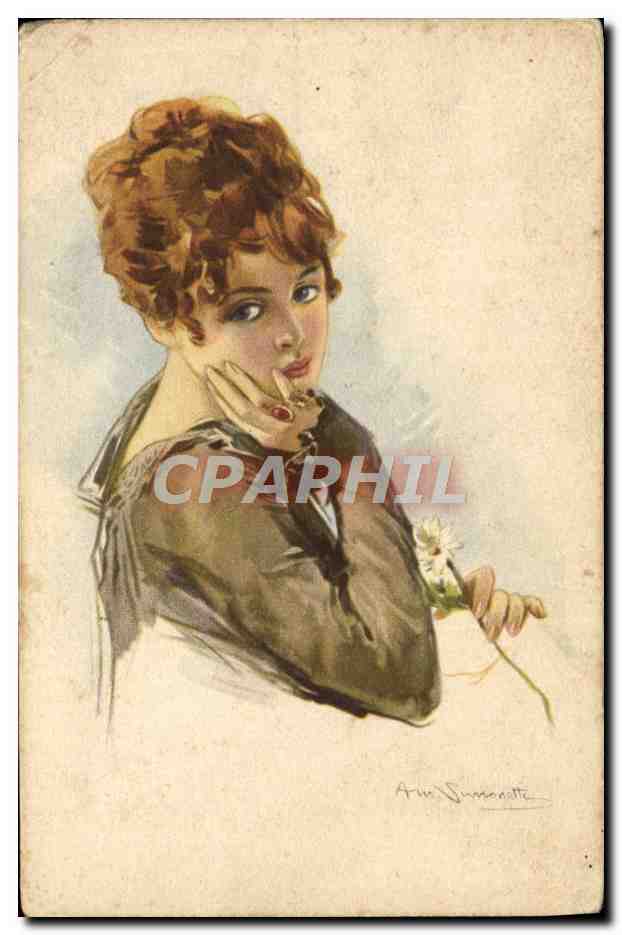 CPA Fantaisie Illustrateur Femme 