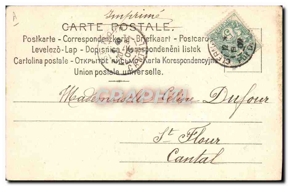 CPA Fantaisie Illustrateur Femme  — Rückseite