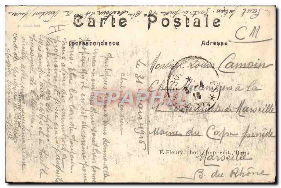 Verdun (Meuse) — Les Casernes — L'arrivée des canons et des munitions — Visa Paris, 2 E — Reverso