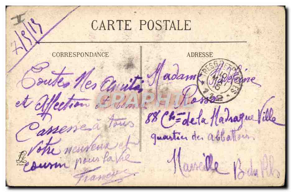 CPA Militaria En Argonne Mitrailleuse dans une tranchee  — Rückseite