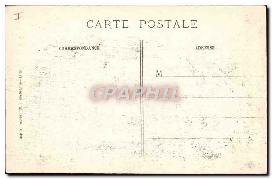 CPA Militaria Champagne Bombe non eclatee a la ferme d'Alger apres le bombardement — Rückseite