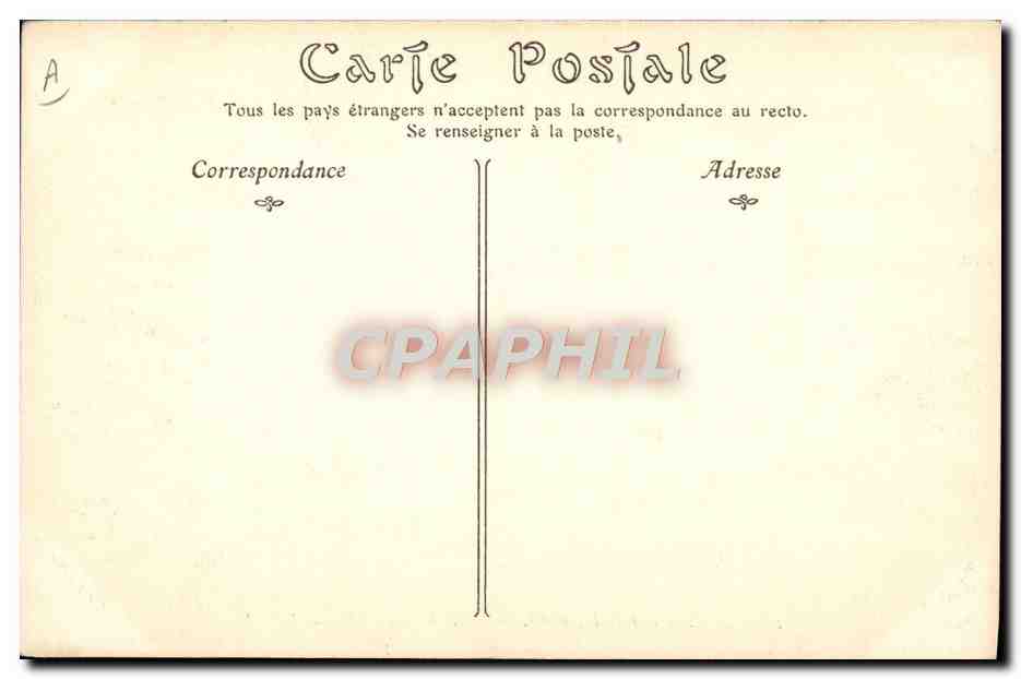 CPA Militaria Artillerie de forteresse Ecoles a feu  — Rückseite