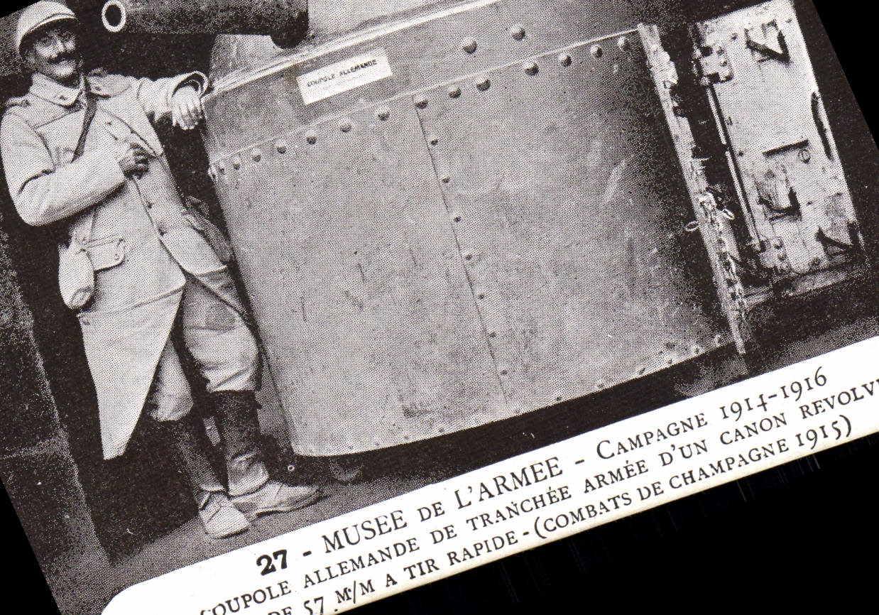 Musee de l'Armée - Campagne d'un canon de 57 mm à tir rapide - Combats de Champagne 1915
