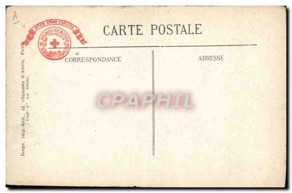 CPA Militaria Paris Musee de l'armee Projecteur pris aux Allemands en Artois et Champagne  — Rückseite
