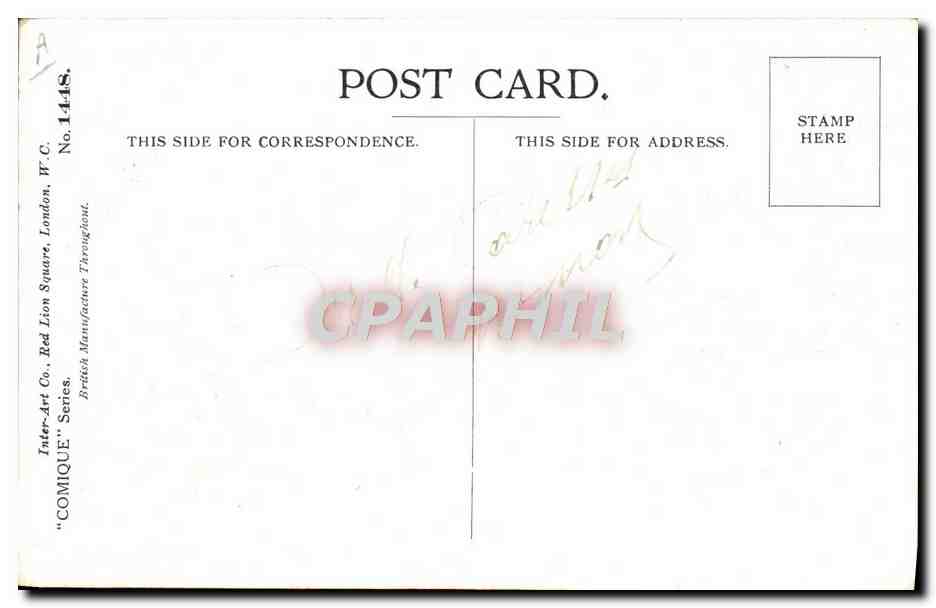 CPA Fantaisie Illustrateur Donald Mc Gill — Rückseite