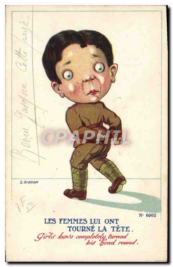 CPA Fantaisie Illustrateur Gibson 