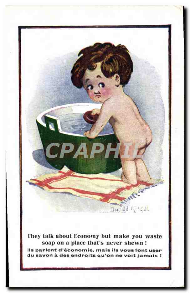 CPA Fantaisie Illustrateur Enfant Donald Mc Gill 