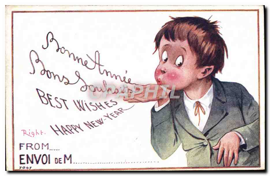 CPA Fantaisie Illustrateur Enfant Right 
