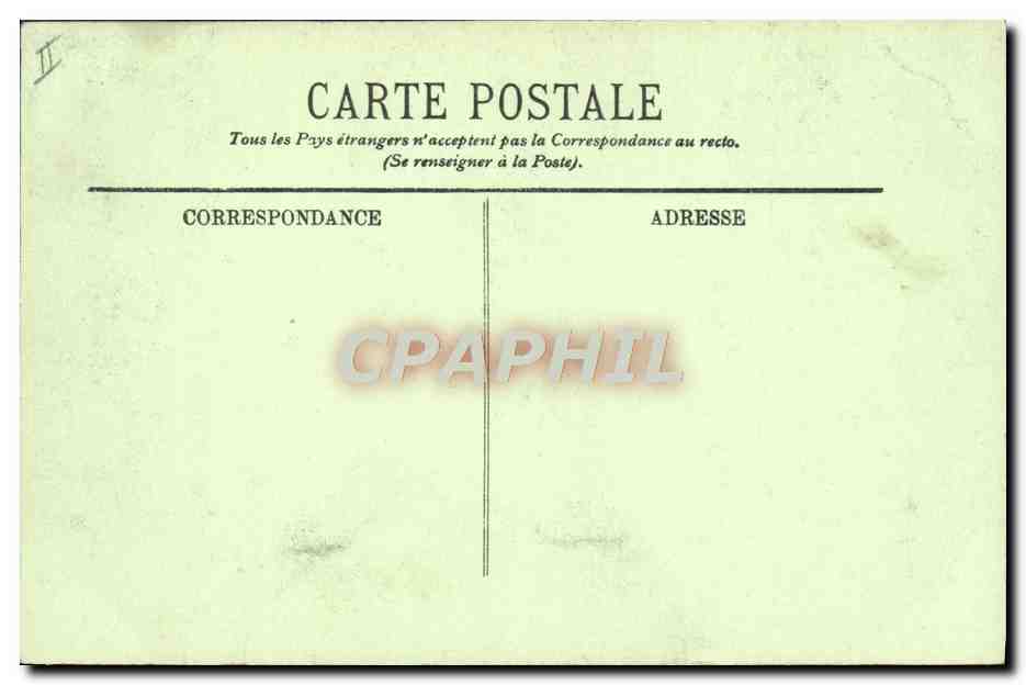 CPA Folklore Auvergne La bourree — Verso