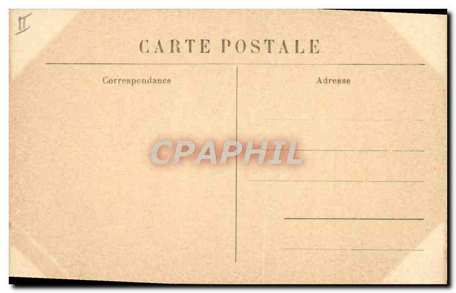 CPA Folklore Auvergne La bourree — Verso