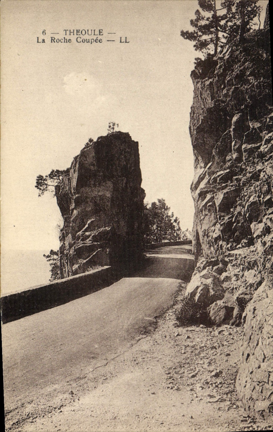 CPA Theoule La Roche Coupee