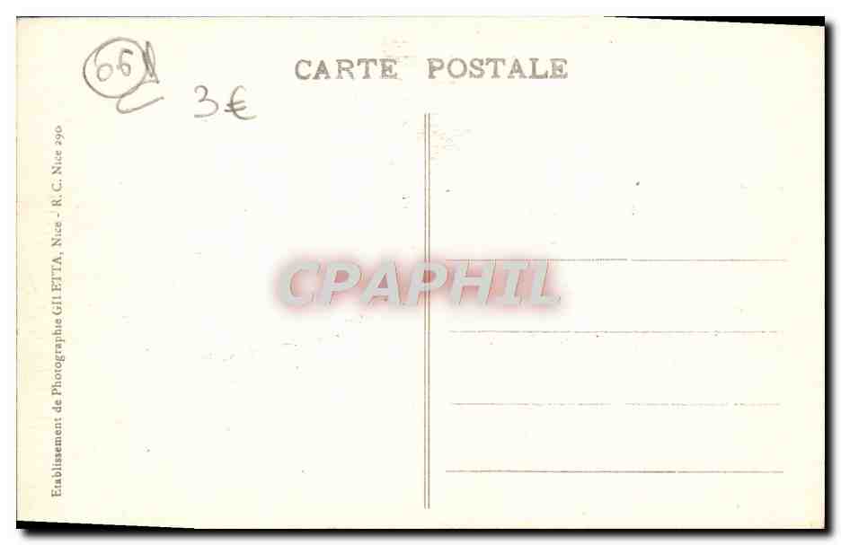 CPA Theoule Rochers Bord de Mer Route de la Corniche d'Or de Cannes a St Raphael — Rückseite