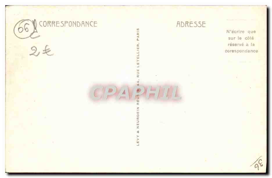 CPA Esterel Theoule Superieur La Pointe de la galere — Rückseite