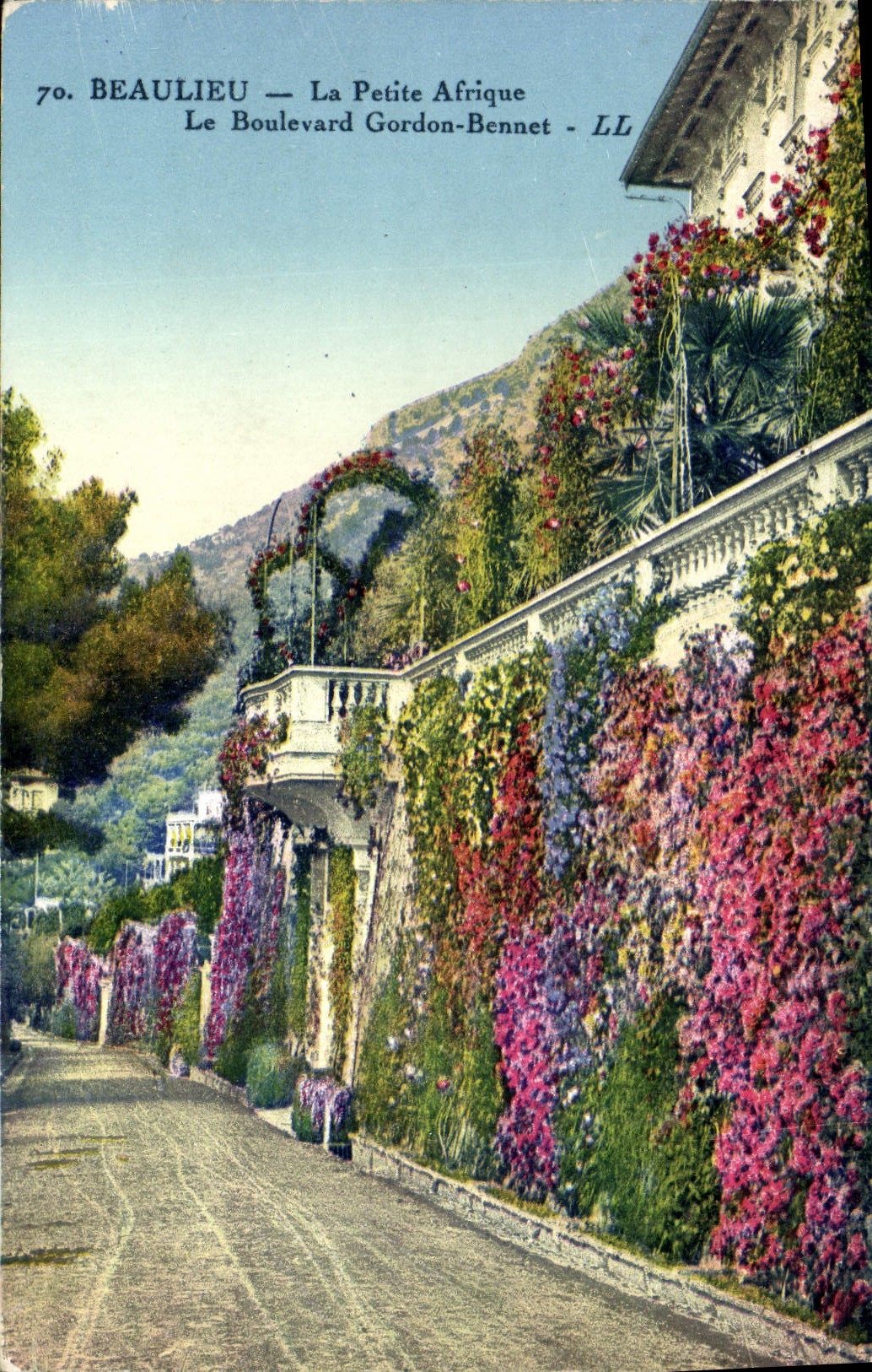 CPA Beaulieu La Petite Afrique Le boulevard Gordon Bennet 