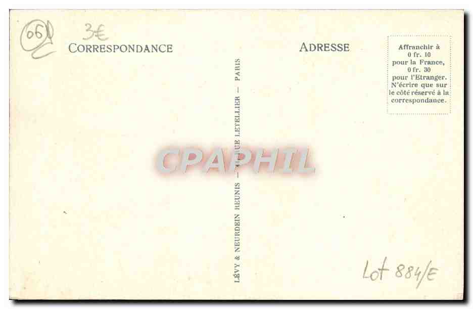 CPA Beaulieu La Petite Afrique Le boulevard Gordon Bennet  — Verso
