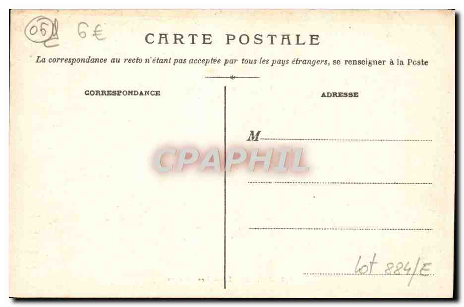 CPA Beaulieu Les Oliviers — Rückseite