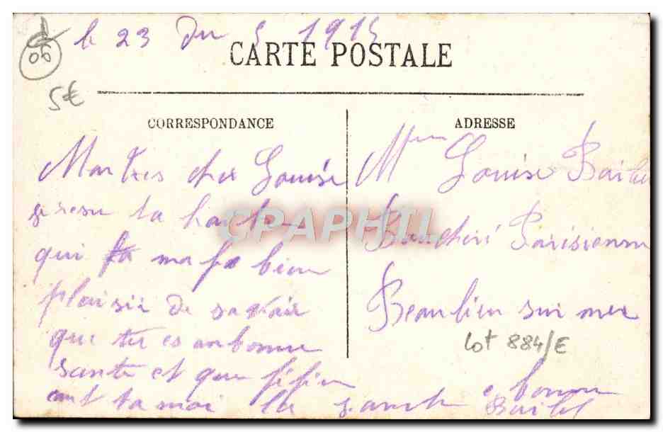 CPA Beaulieu Vue generale de la Petite Afrique  — Rückseite