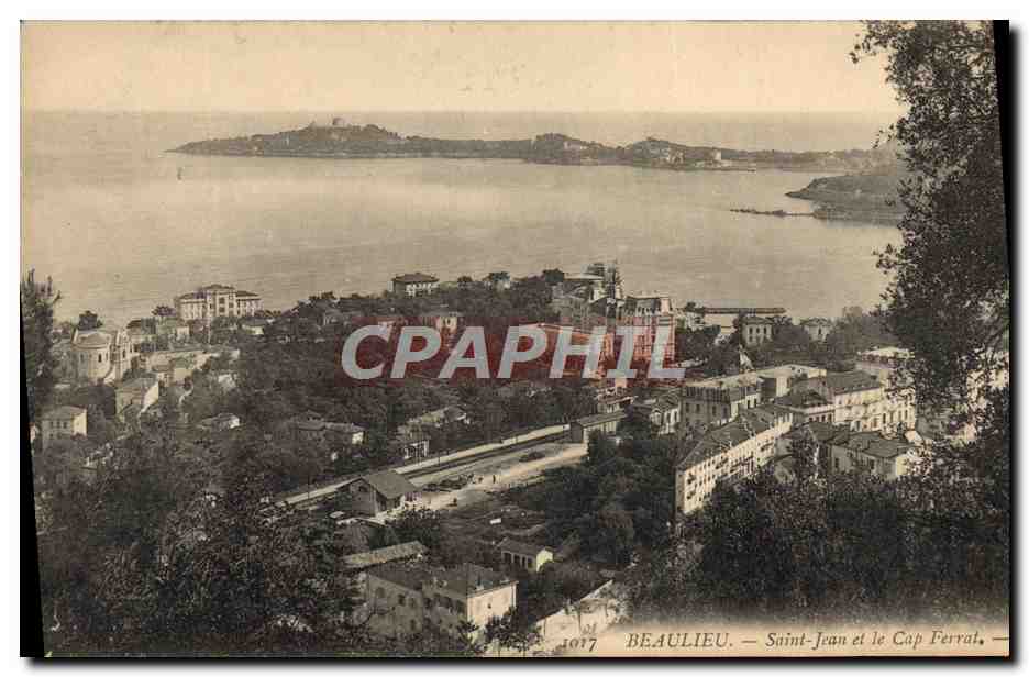 CPA Beaulieu Saint Jean et le Cap Ferrat