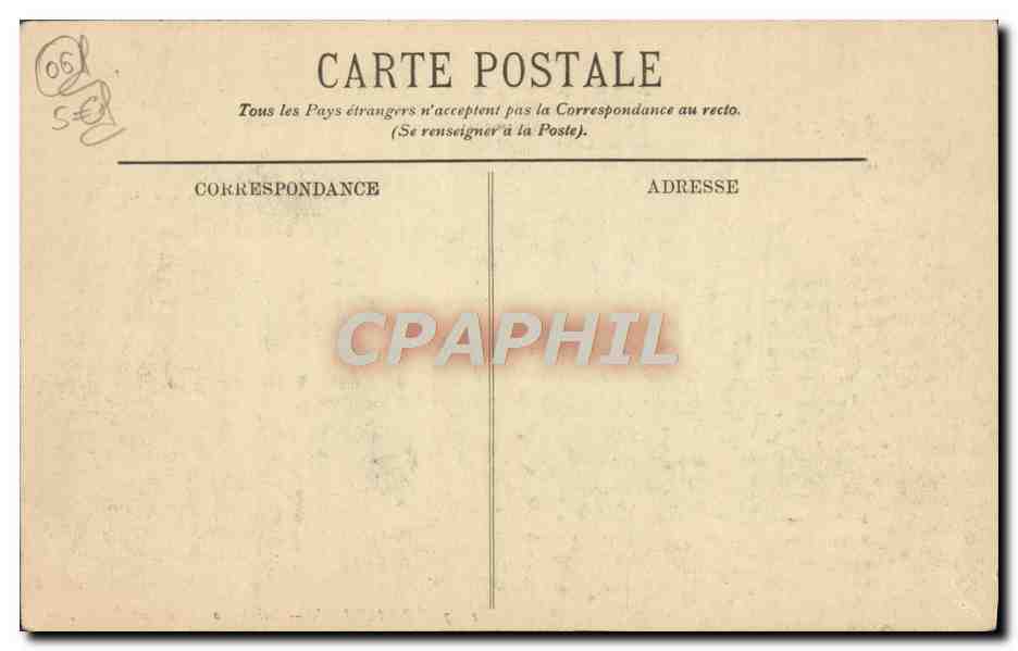 CPA Beaulieu Saint Jean et le Cap Ferrat — Verso