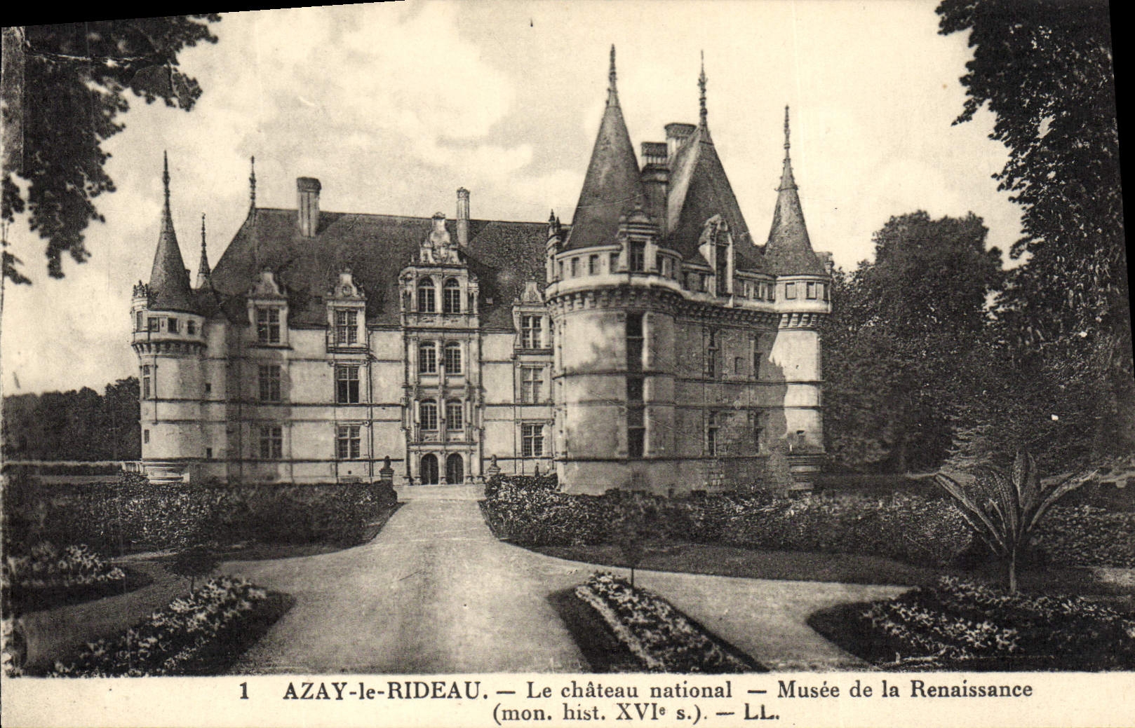 CPA Azay le Rideau Le Chateau National